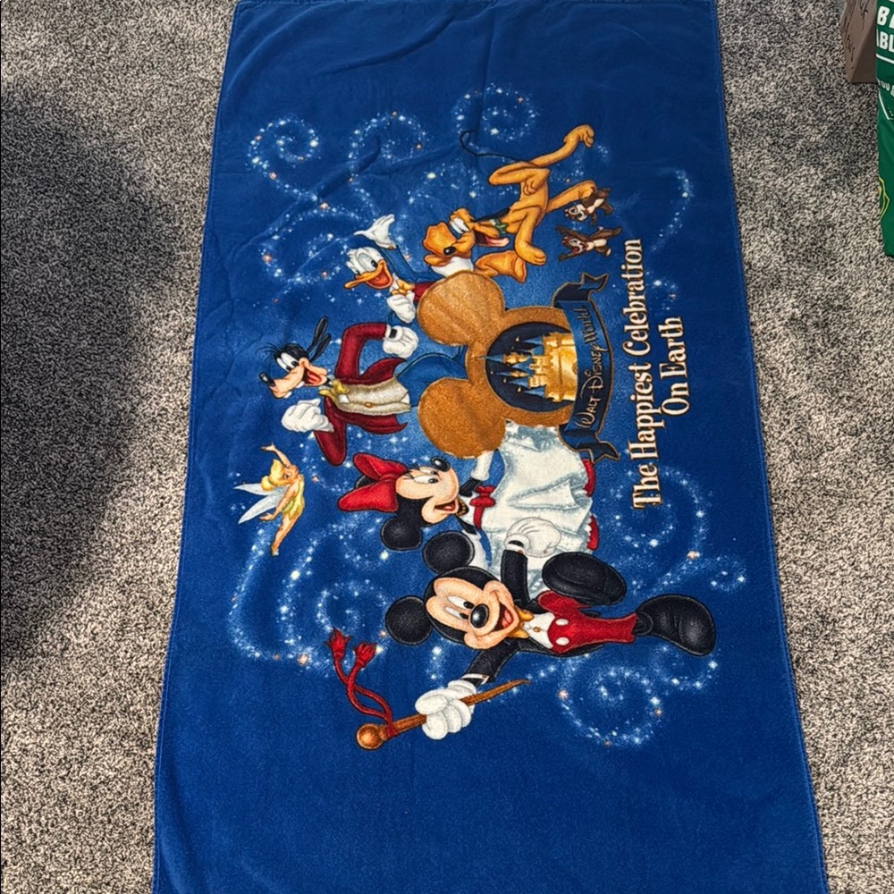 Disney World Happiest Celebration on Earth Towel